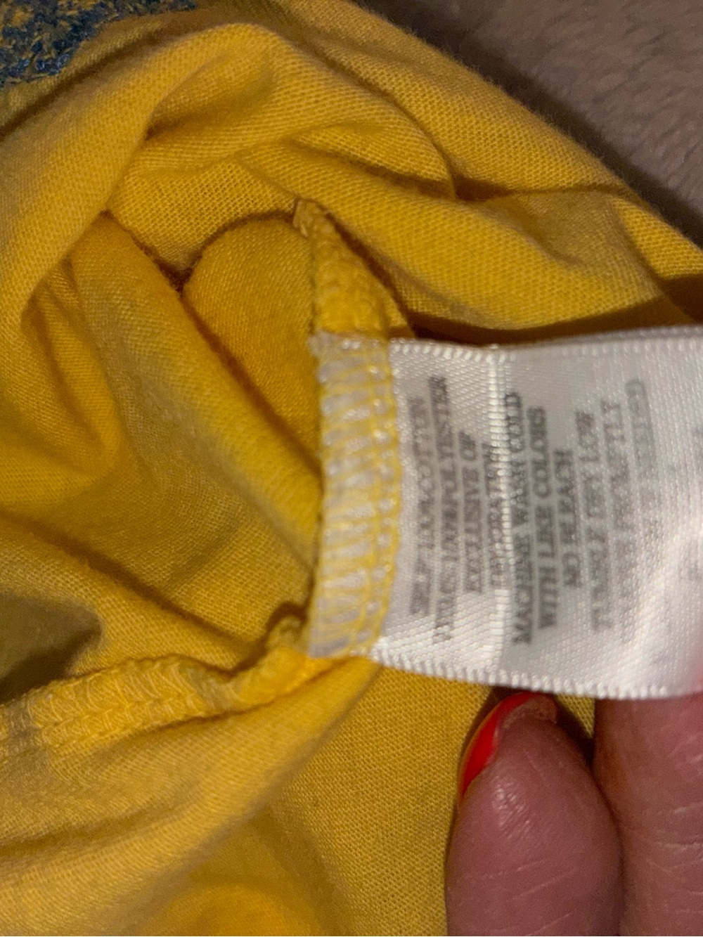 100% Cotton Johnny Was Yellow Embroidered Floral Scoop Neck Women's Top Sz M - Picture 8 of 8